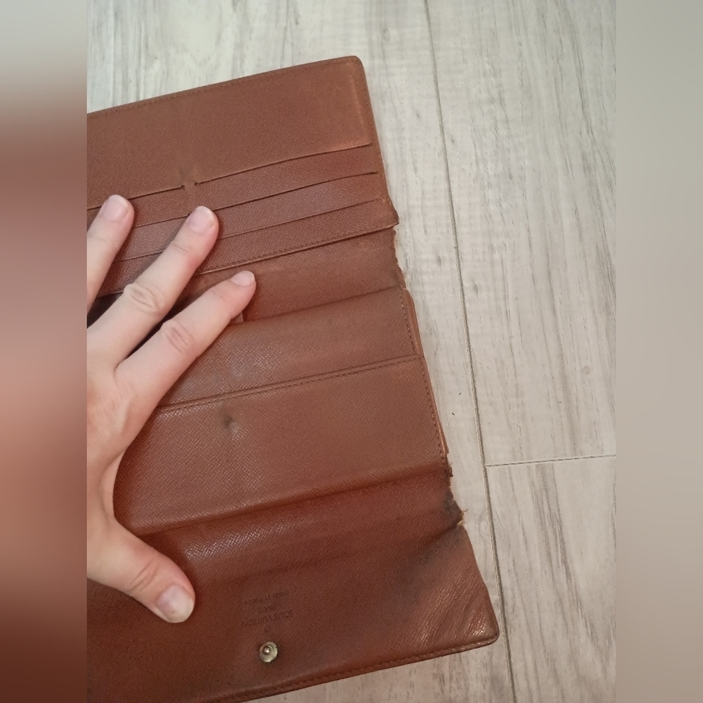 Louis Vuitton Porte Monnaie Monogram Pochette Credit Long Wallet - Picture 10 of 16